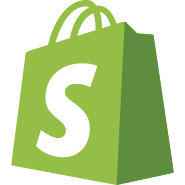 Shopify Logo - Green shopping bag with a white letter S on it