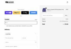 Outdoor Research checkout