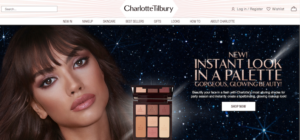 Woman wearing makeup from Charlotte Tillbury