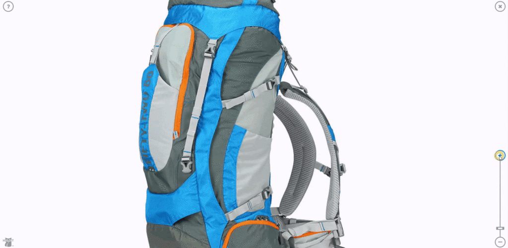 Moving image showing various views of MHM Gear backpack