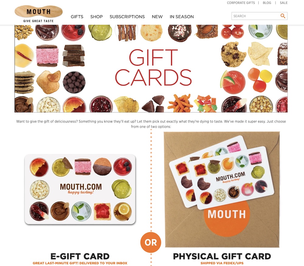 Tutorial - Blog Gift Card Online