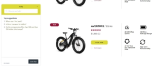 Aventon.com live chat
