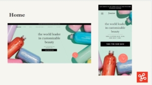 Homepage designs from Function of Beauty