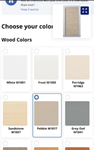 Blinds.com mobile experience