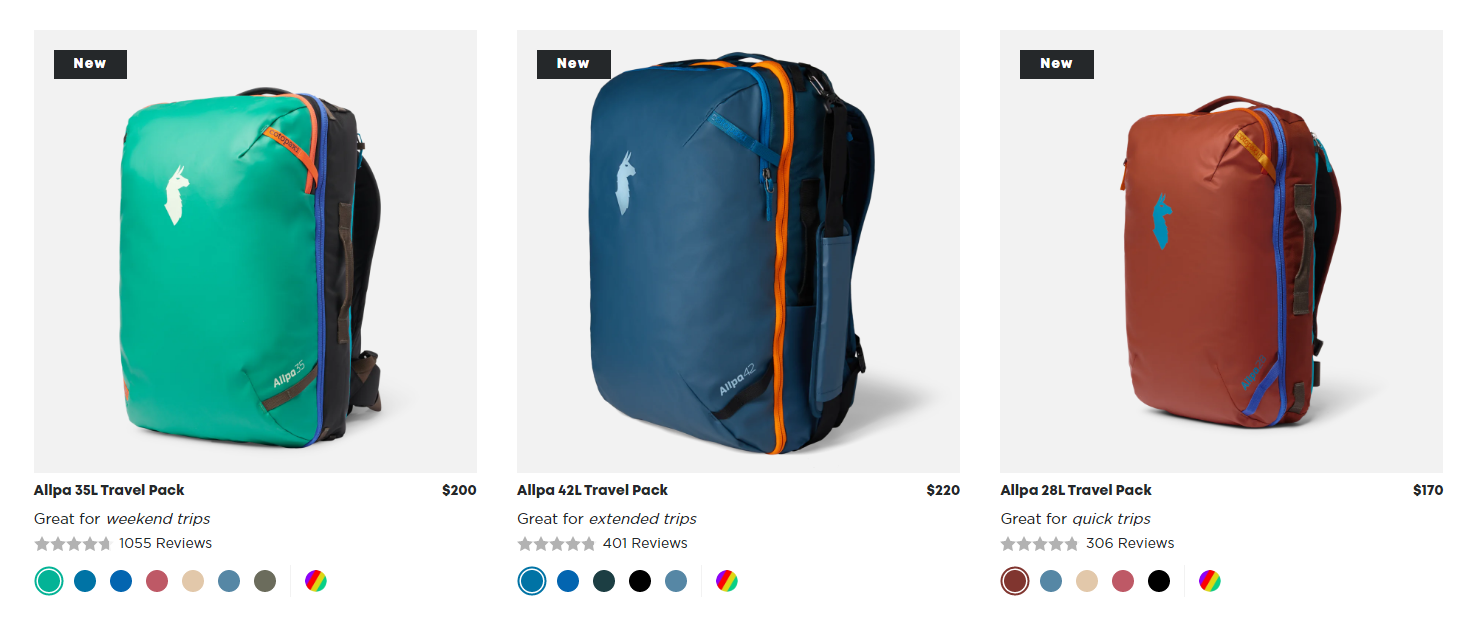cotopaxi backpack